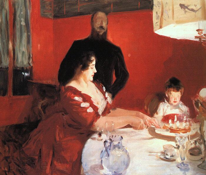 John Singer Sargent Fete Familiale France oil painting art